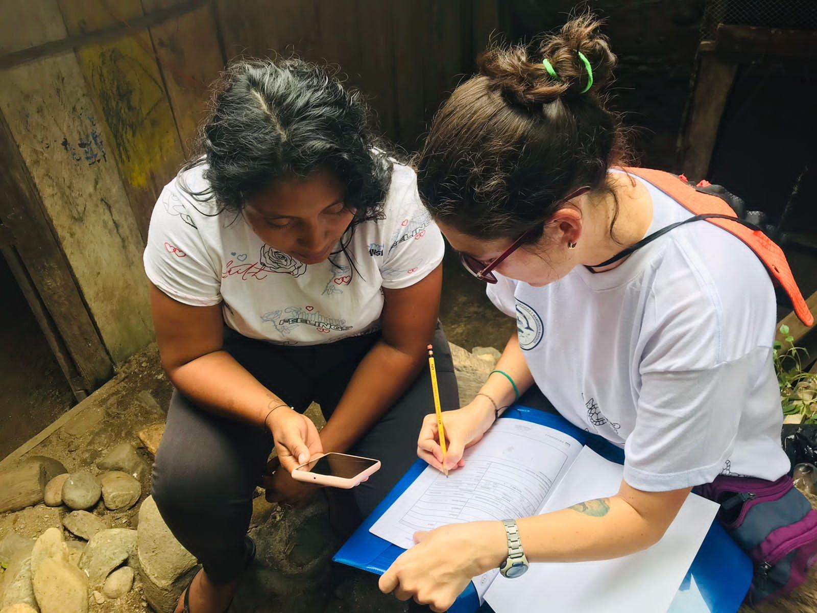 Registro de datos con la comunidad