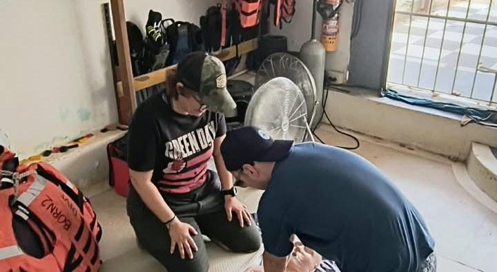 Entrenamiento del equipo en reanimación cardiopulmonar