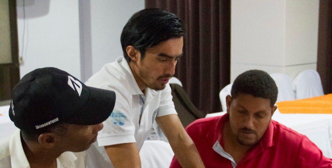 Taller de trabajo sobre un mapa
